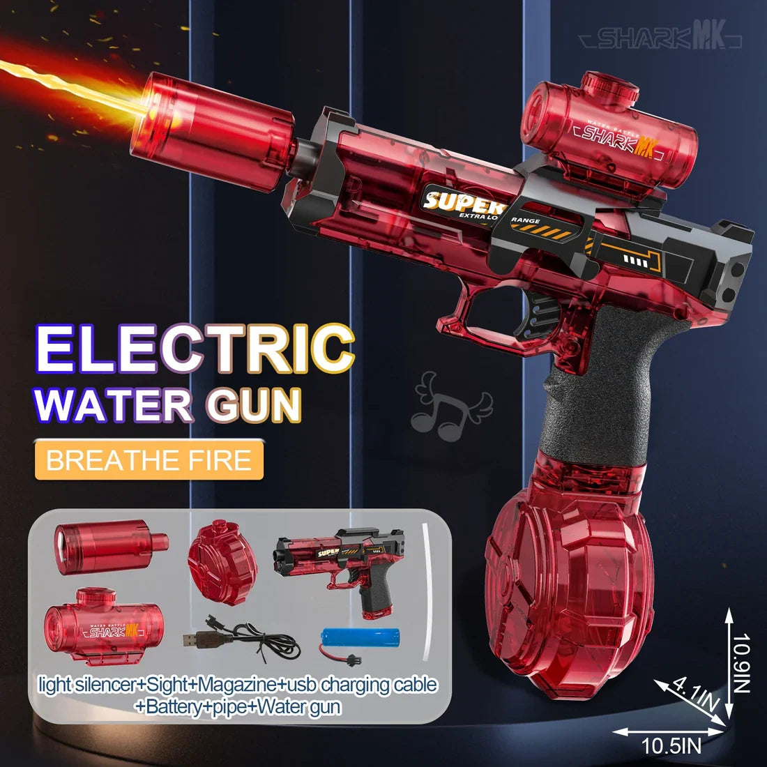 Electric Water Blaster with LED Effect — view 6
