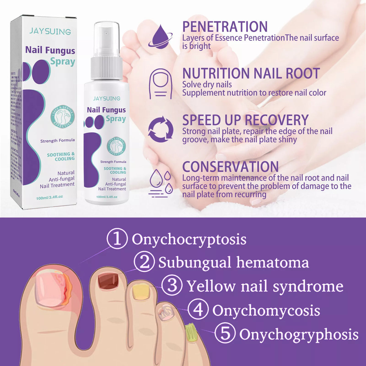 Foot and Nail Care Spray — view 3