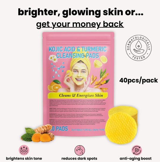 Turmeric and Kojic Acid Skincare Pads