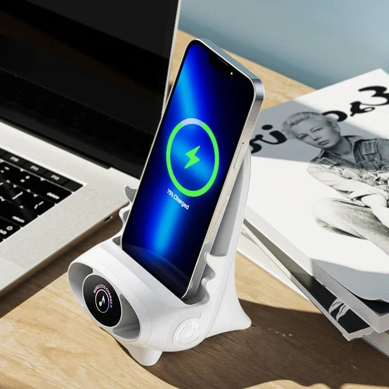 Chair-Style Wireless Charging Stand — view 2