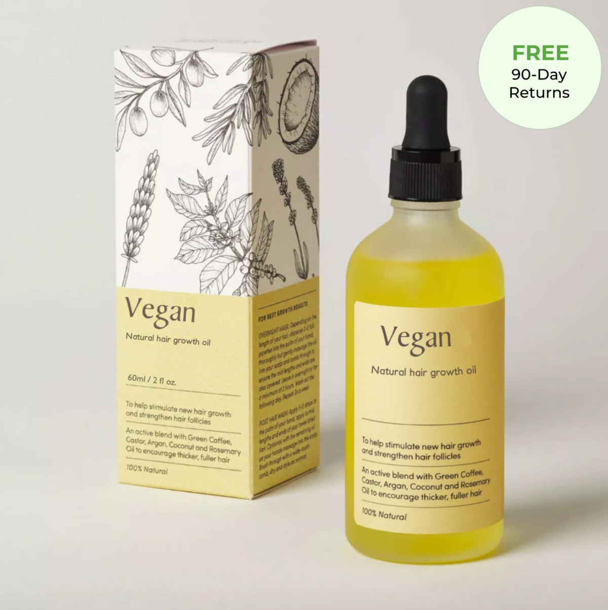 Vegan Hair and Scalp Oil
