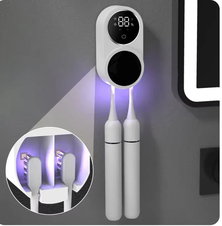 Toothbrush Storage and Cleaning Unit