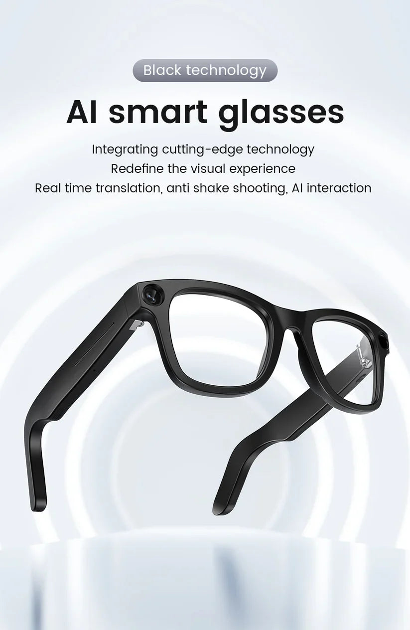 CyanVue Camera Glasses with Music and Calls