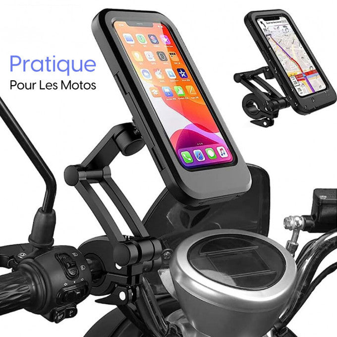 Weather-Resistant Bicycle and Motorcycle Phone Holder — view 2