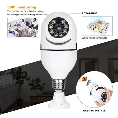 Wi-Fi Light-Bulb Security Camera — view 2