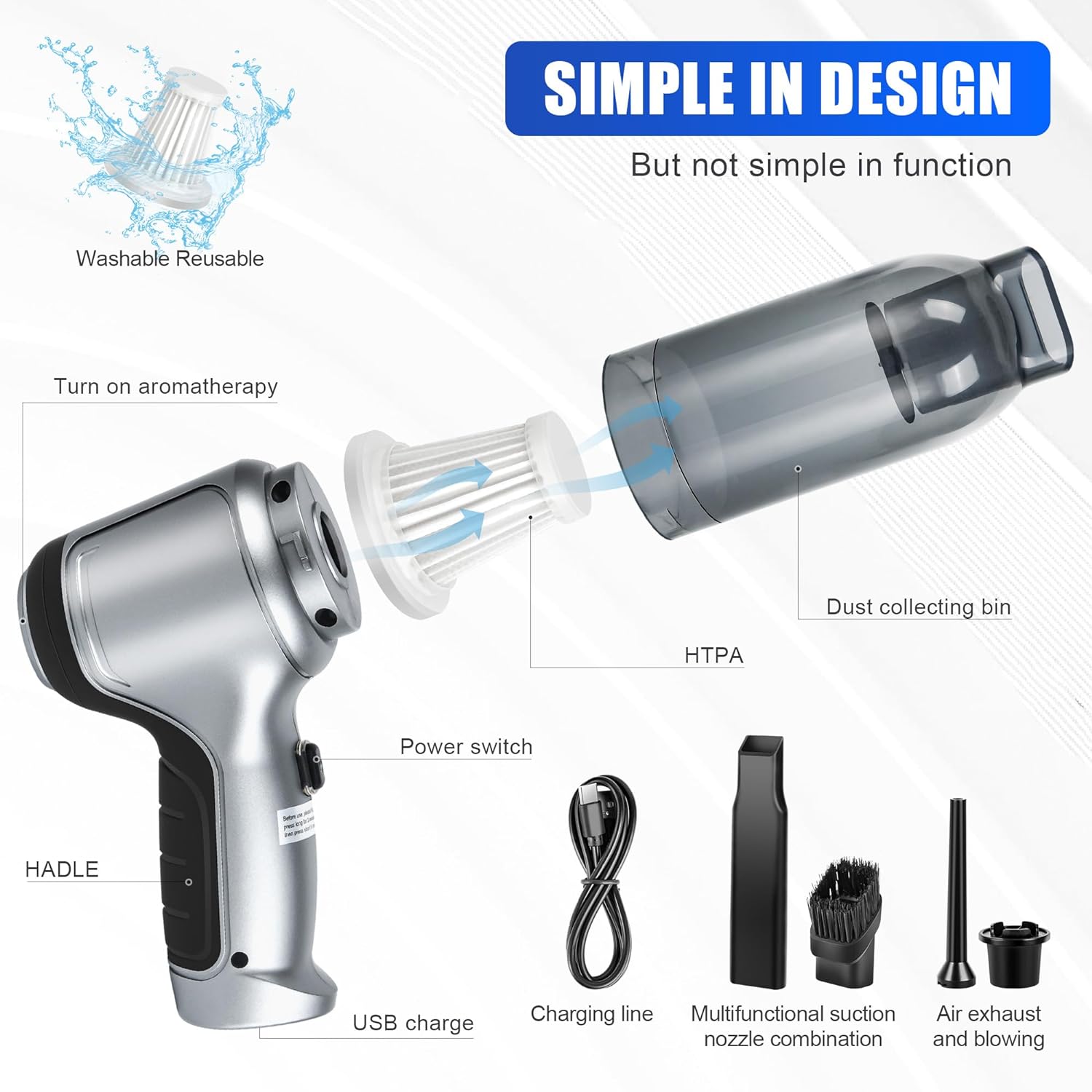 Wireless Powerful Handheld Vacuum Cleaner