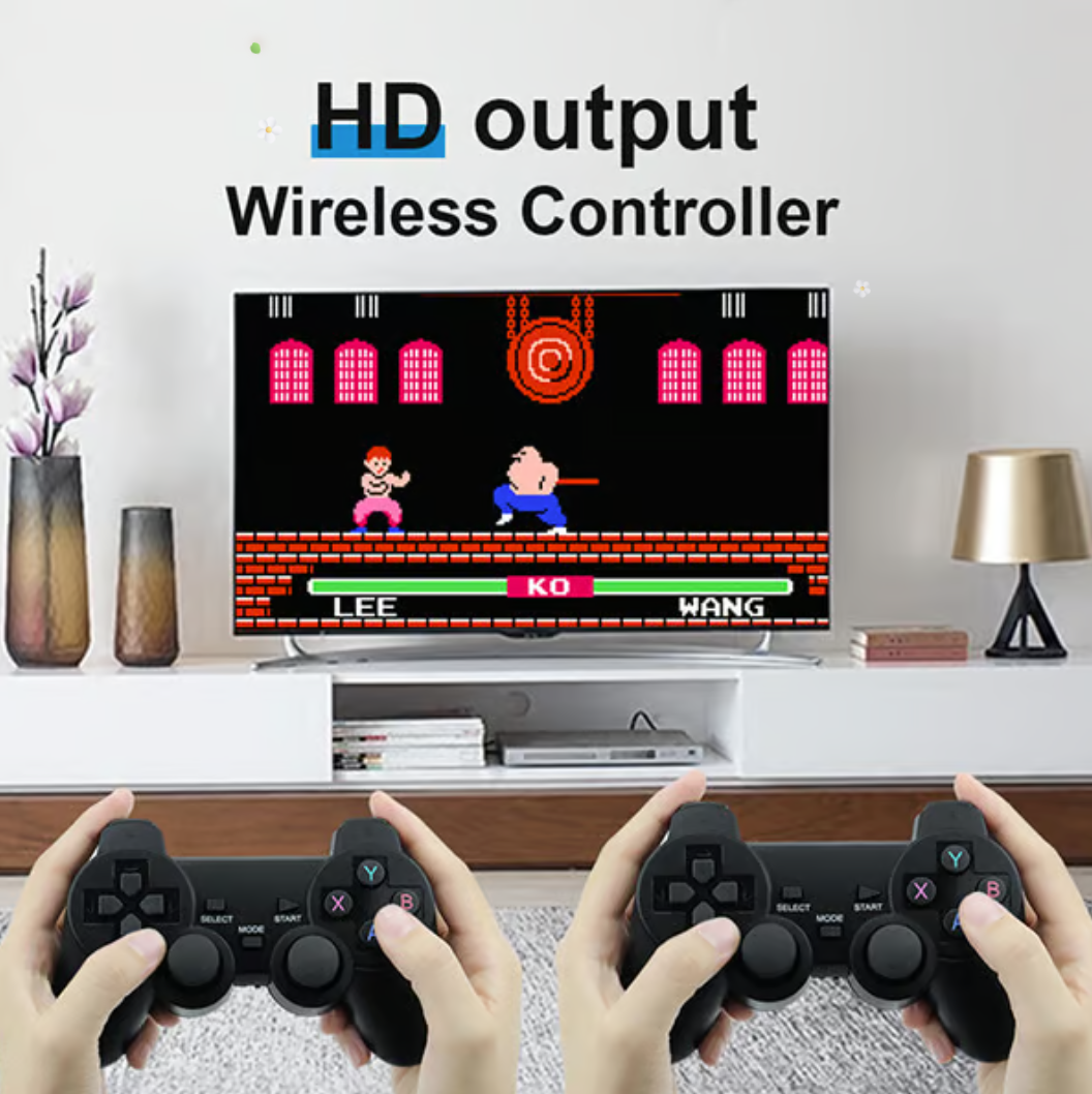 Retro Game Stick with Wireless Controllers — view 2