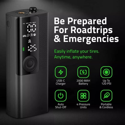 Portable Car Tyre Air Pump — view 2