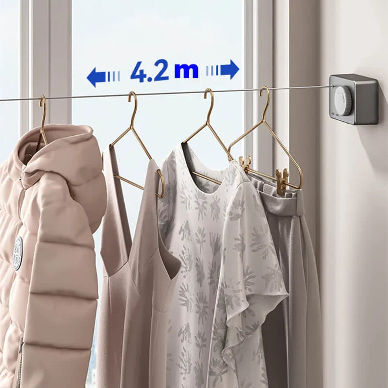Retractable Drill-Free Clothesline — view 3