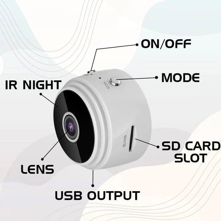 Mini 1080p Wi-Fi Magnetic Security Camera - product view 2