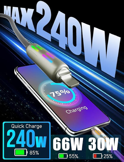 240W 4-in-1 USB-C Charging Cable — view 3