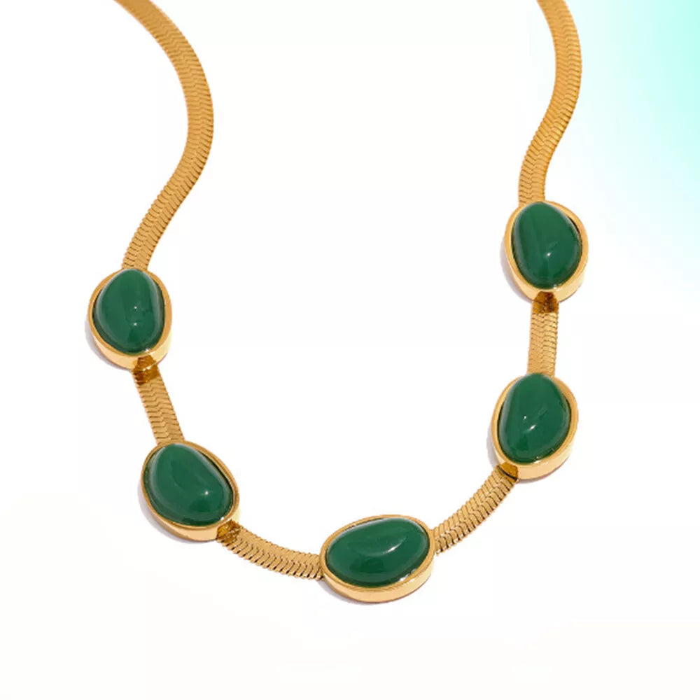 Green Crystal-Effect Jewellery Set — view 5