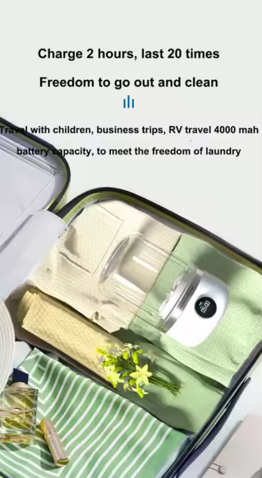 Compact Rechargeable Clothes Washer — view 4