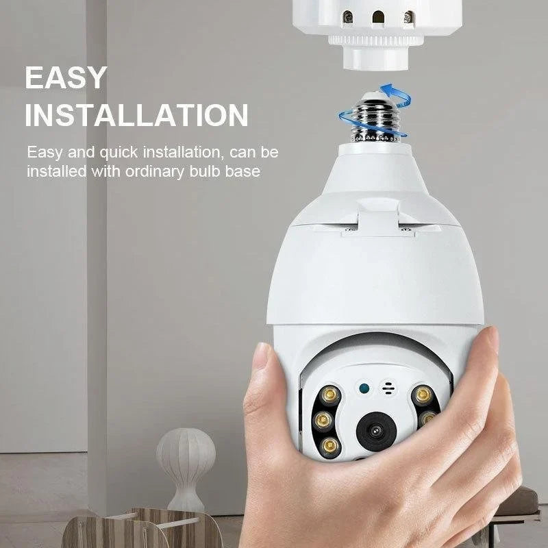 Wi-Fi Light-Bulb Security Camera — view 4
