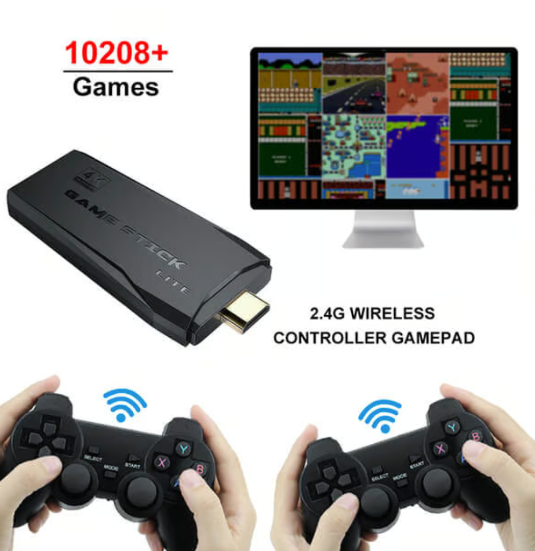Retro Game Stick with Wireless Controllers — view 4