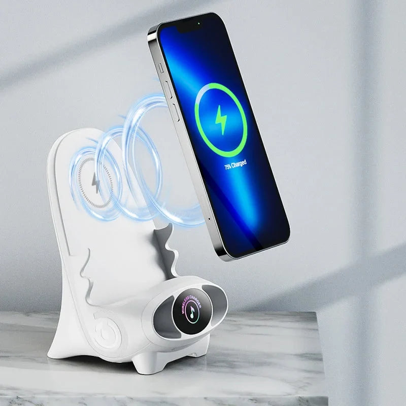 Chair-Style Wireless Charging Stand — view 4