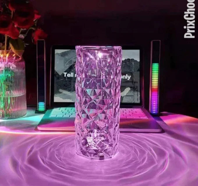 Rechargeable Crystal-Effect Table Lamp - product view 4