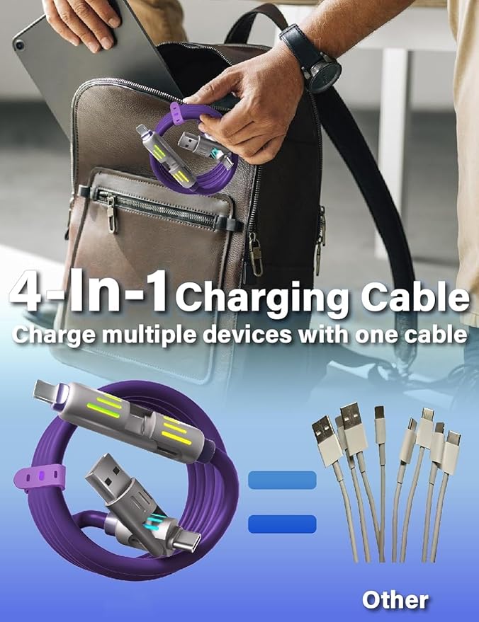 240W 4-in-1 USB-C Charging Cable — view 5