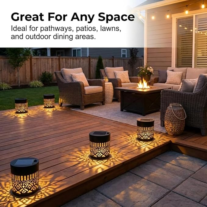 Decorative Solar Mandala Lights — view 6