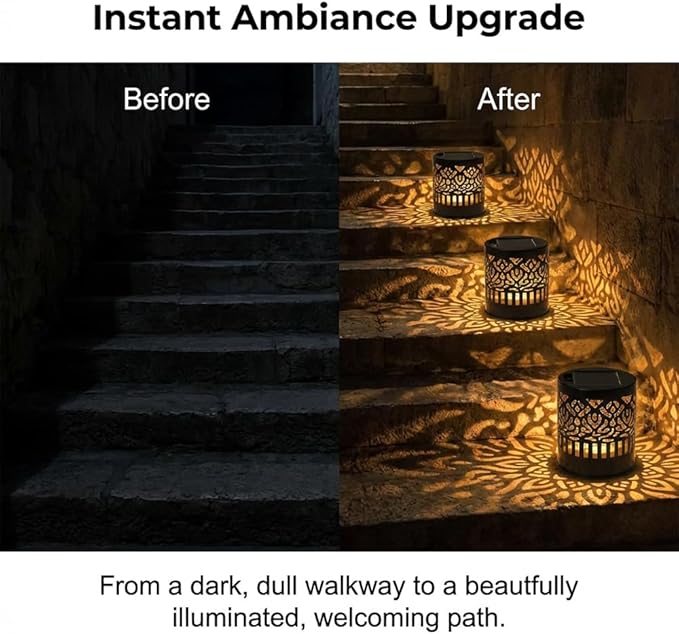 Decorative Solar Mandala Lights — view 4