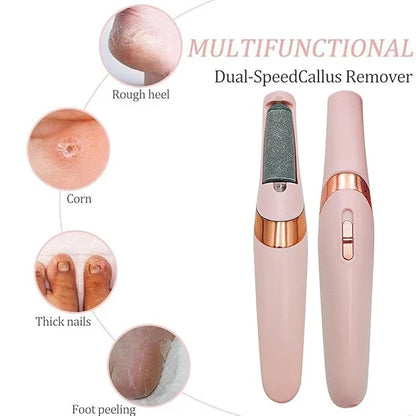 Rechargeable Foot Scrubber and Callus Tool