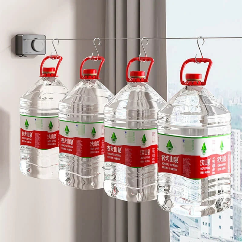 Retractable Drill-Free Clothesline