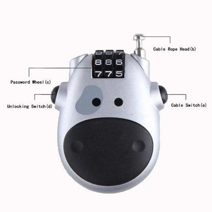 Adjustable Cable Combination Lock — view 5