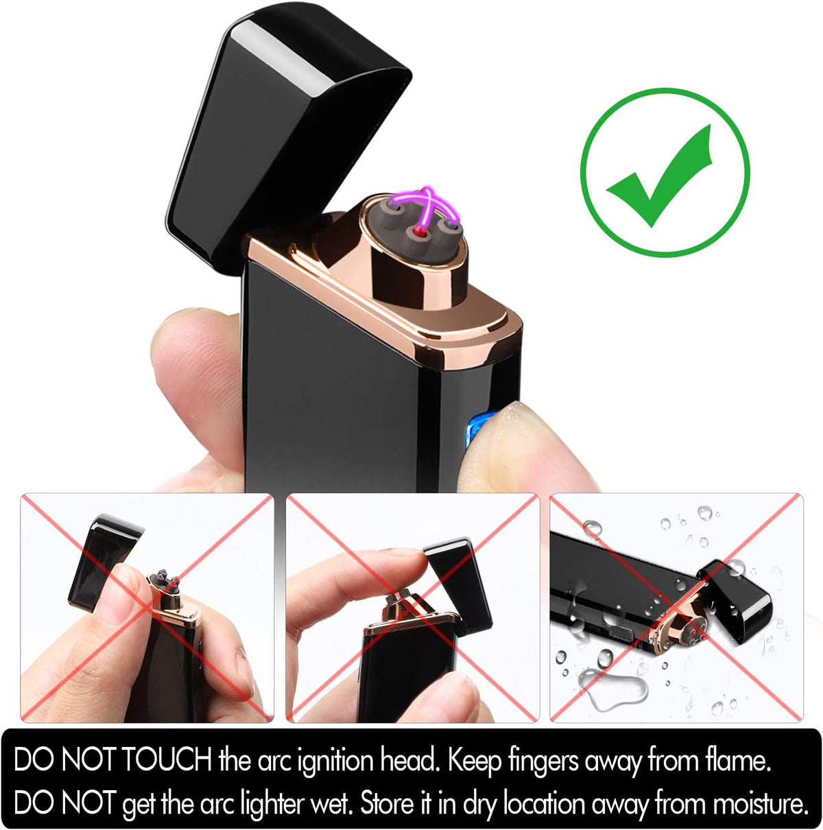 USB Rechargeable Electric Arc Lighter — view 5