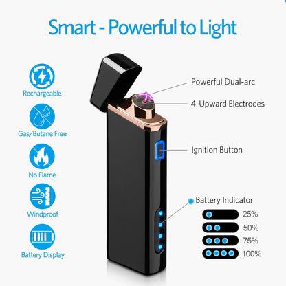 USB Rechargeable Electric Arc Lighter — view 4
