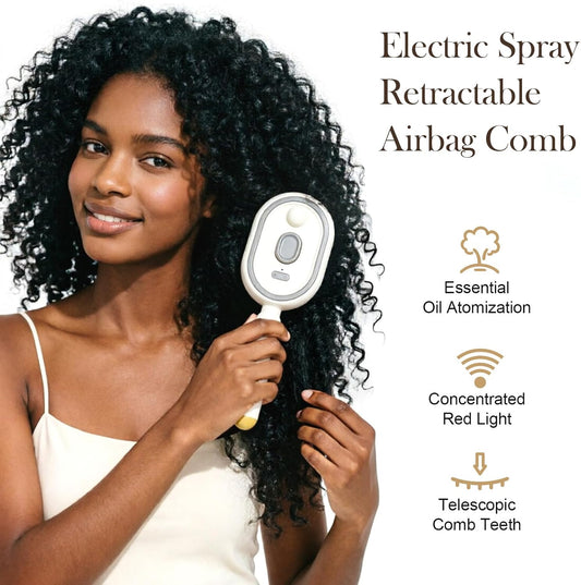 Electric Scalp Massage Brush with Mist