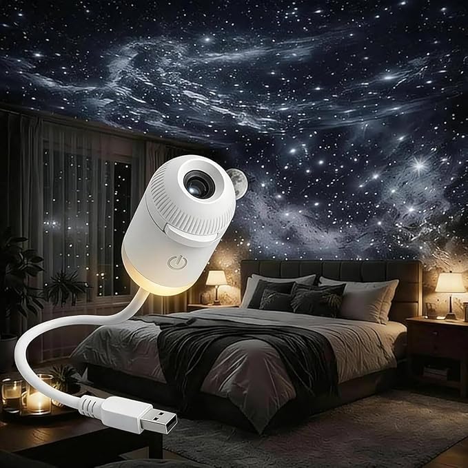 3-in-1 Galaxy Projector Night Light