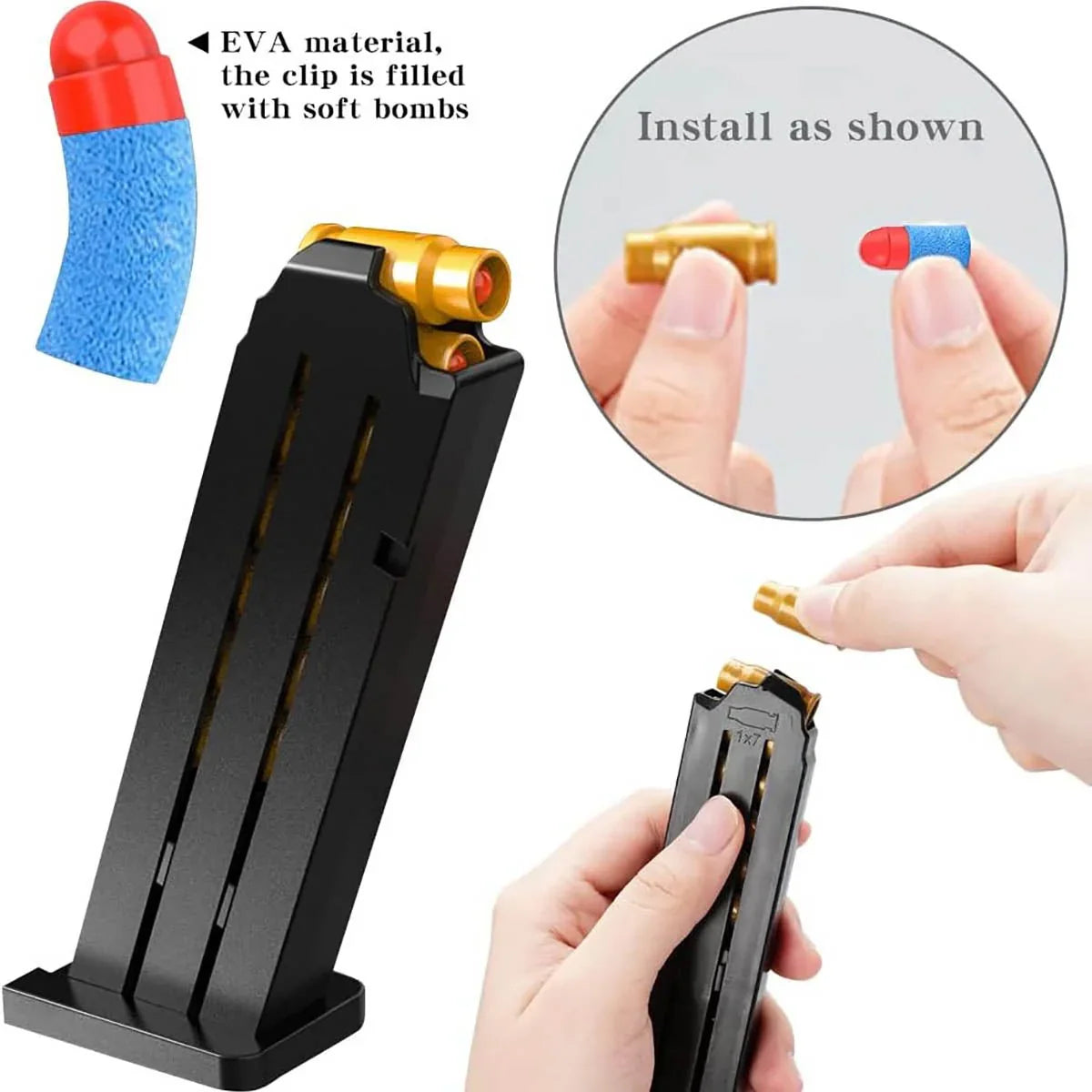 Shell-Ejecting Toy Pistol — view 2