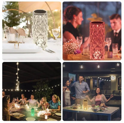 Rechargeable Crystal-Effect Table Lamp - product view 8