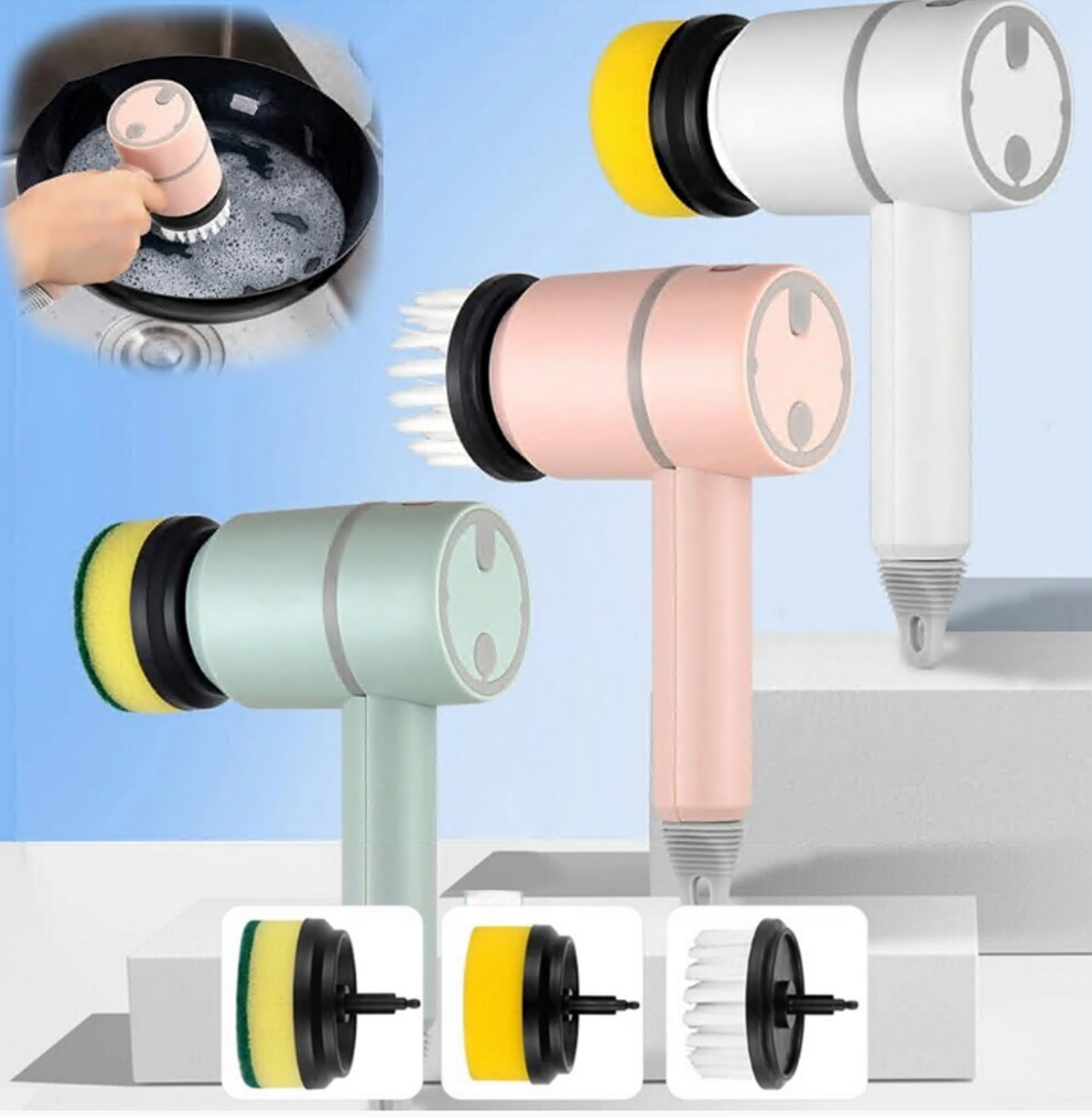Handheld Powered Scrubbing Tool — view 3