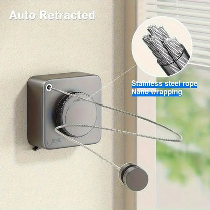 Retractable Drill-Free Clothesline — view 5