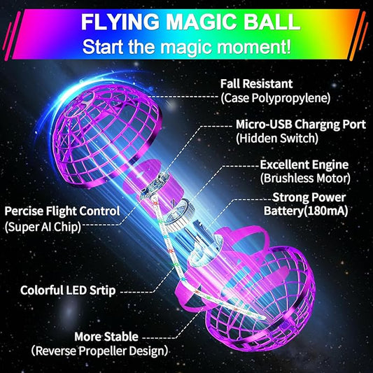 LED Flying Orb Ball with Boomerang Flight - view 2